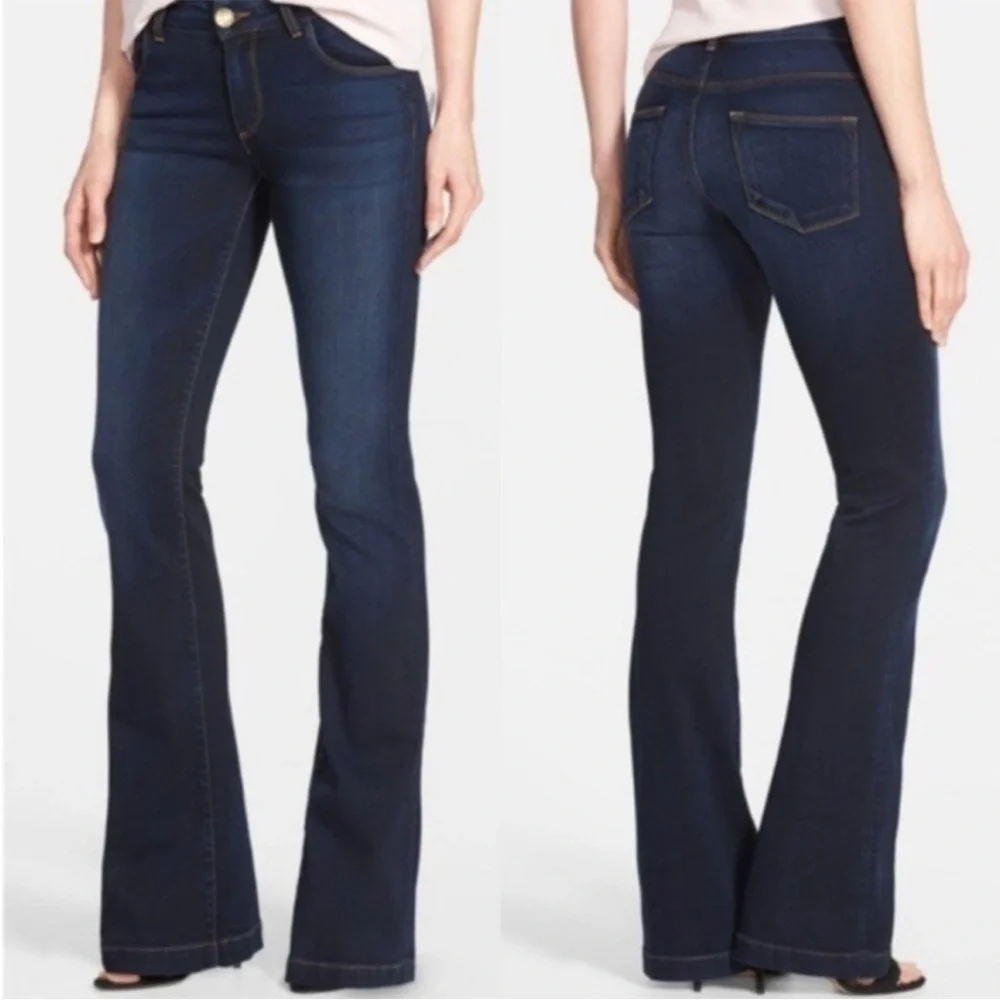 Kut From The Kloth ALI Fit and Flare Jeans Dark Wash 6 - Picture 12 of 12